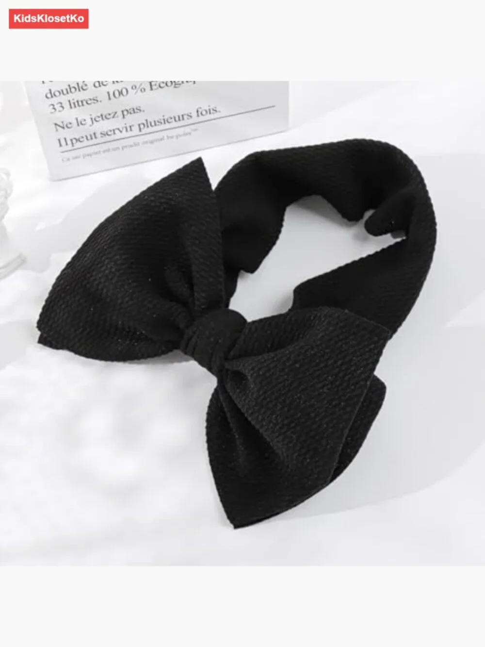 Big Bows Hairband for Baby Girls 2 Pack Soft Stretchy Headbands